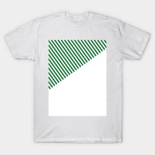 Norwich City 1989 - 1992 Retro Green & White Stripes T-Shirt